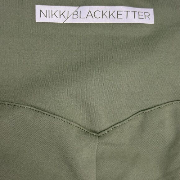 Gymshark X Nikki Blackketter Season 2 Legging Size S/M Green Mesh Inset - Picture 9 of 14